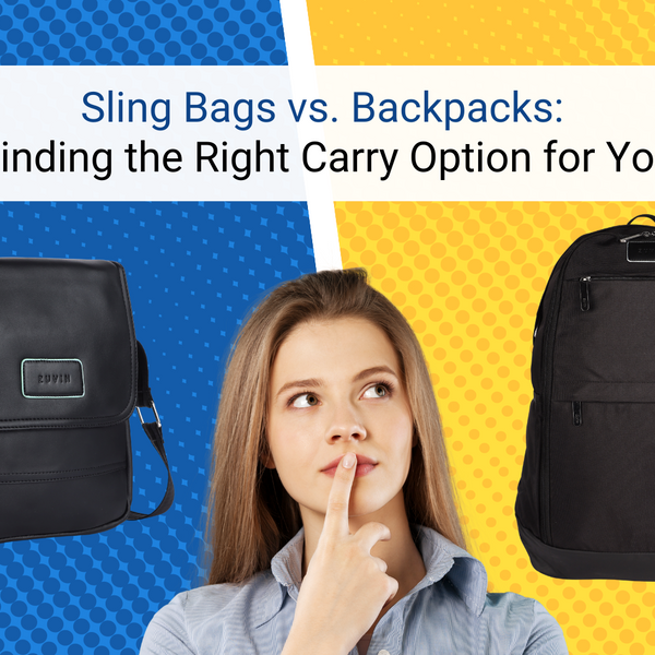 Bag Ergonomics 101: Sling Bags vs Back Packs vs Luggage Bags